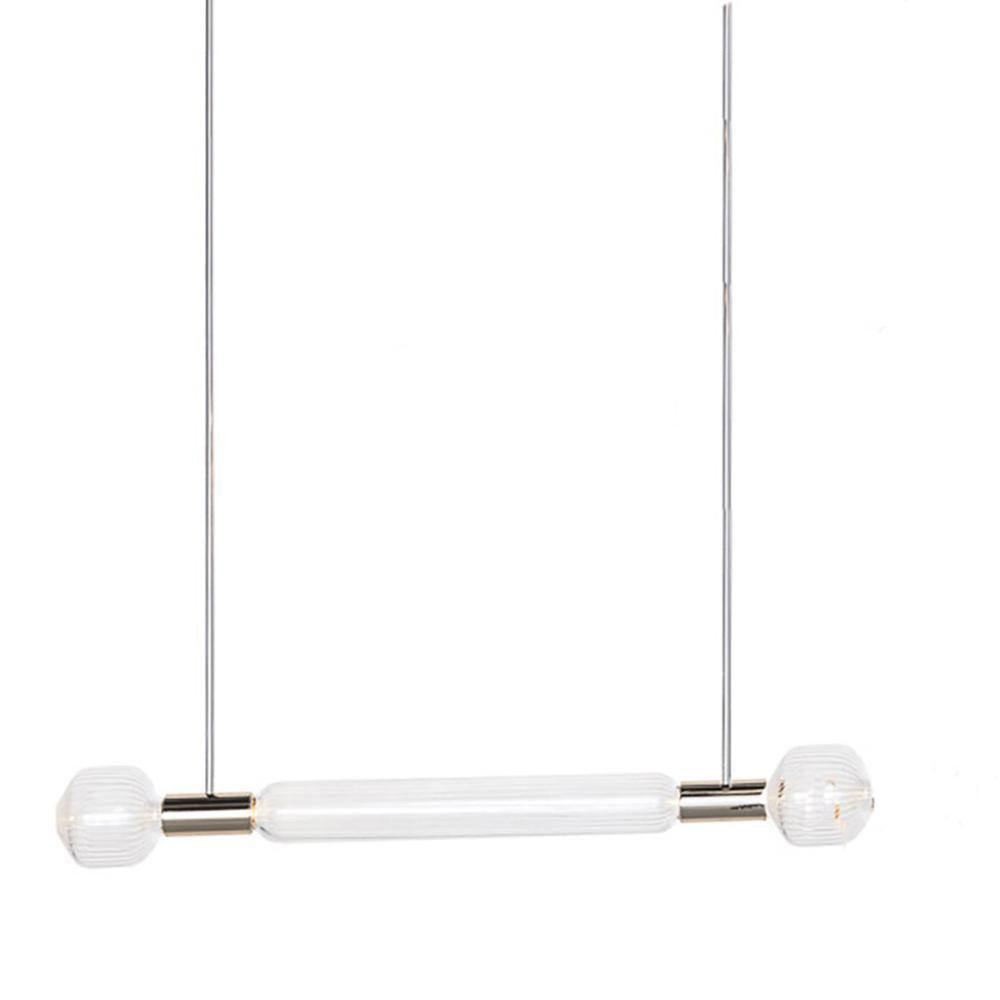 Tika lámpara colgante cristal Cylinder Cipher Contemporary