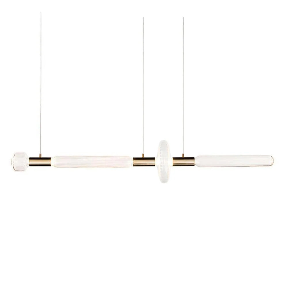 Tika lámpara colgante cristal Cylinder Cipher Contemporary