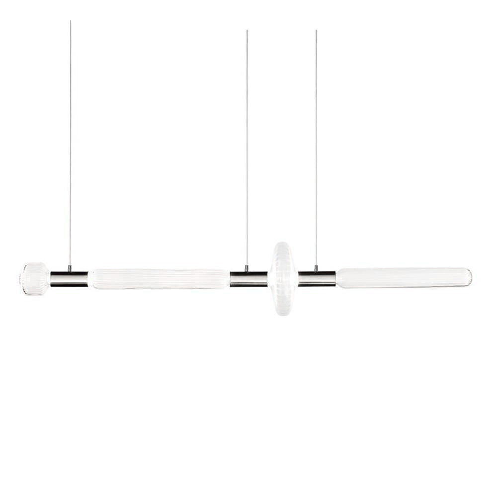 Tika lámpara colgante cristal Cylinder Cipher Contemporary