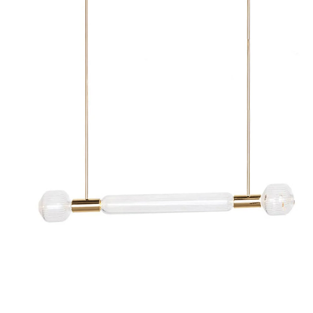 Tika lámpara colgante cristal Cylinder Cipher Contemporary