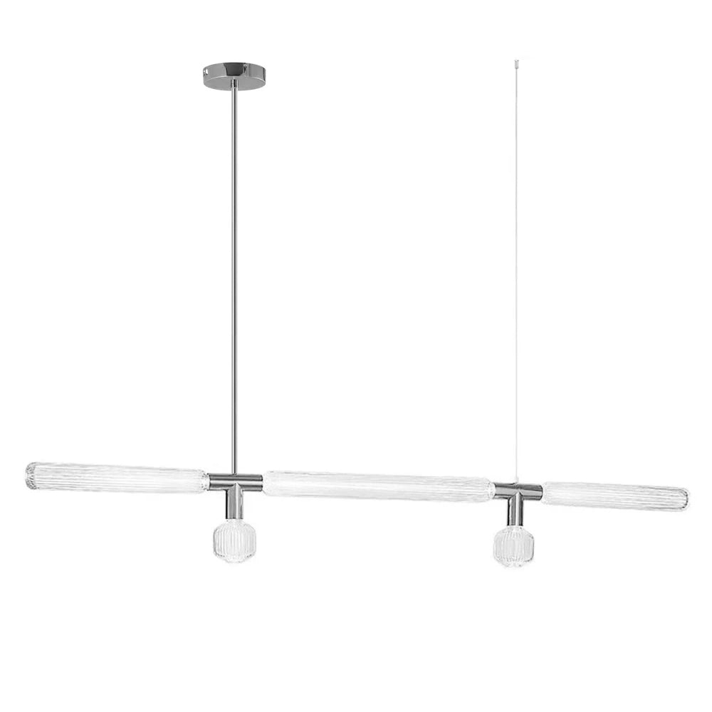 Tika lámpara colgante cristal Cylinder Cipher Contemporary