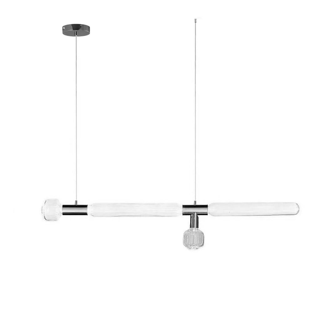 Tika lámpara colgante cristal Cylinder Cipher Contemporary