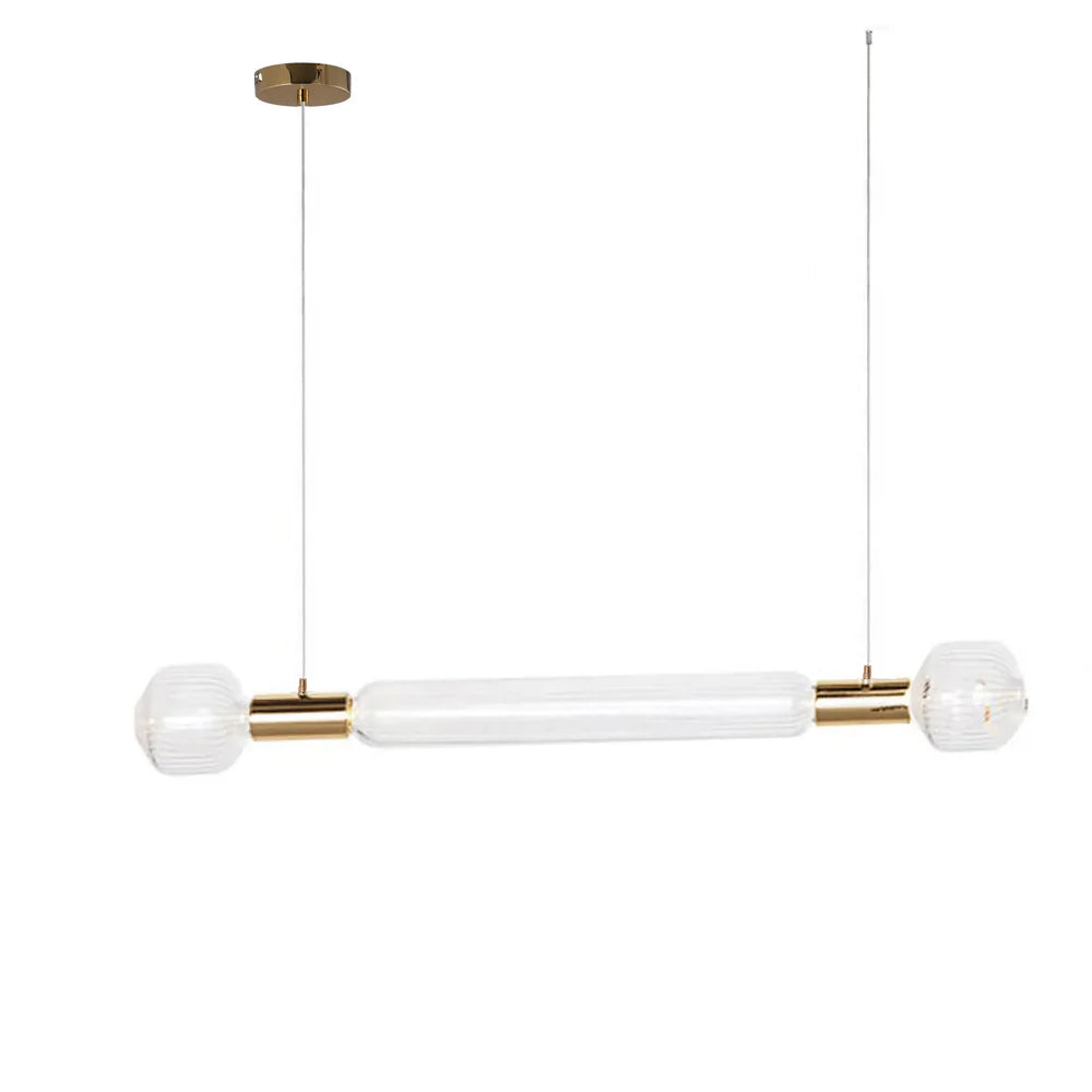 Tika lámpara colgante cristal Cylinder Cipher Contemporary