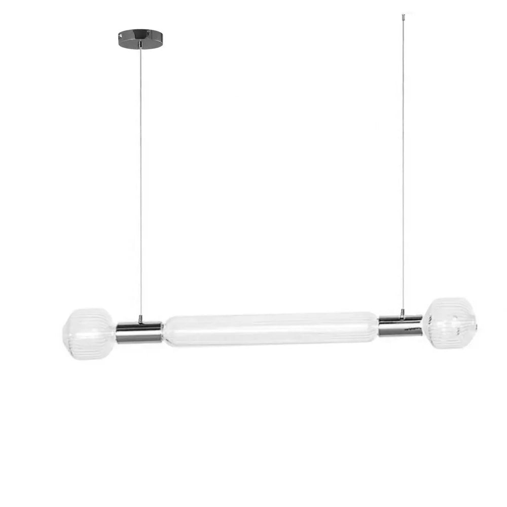 Tika lámpara colgante cristal Cylinder Cipher Contemporary
