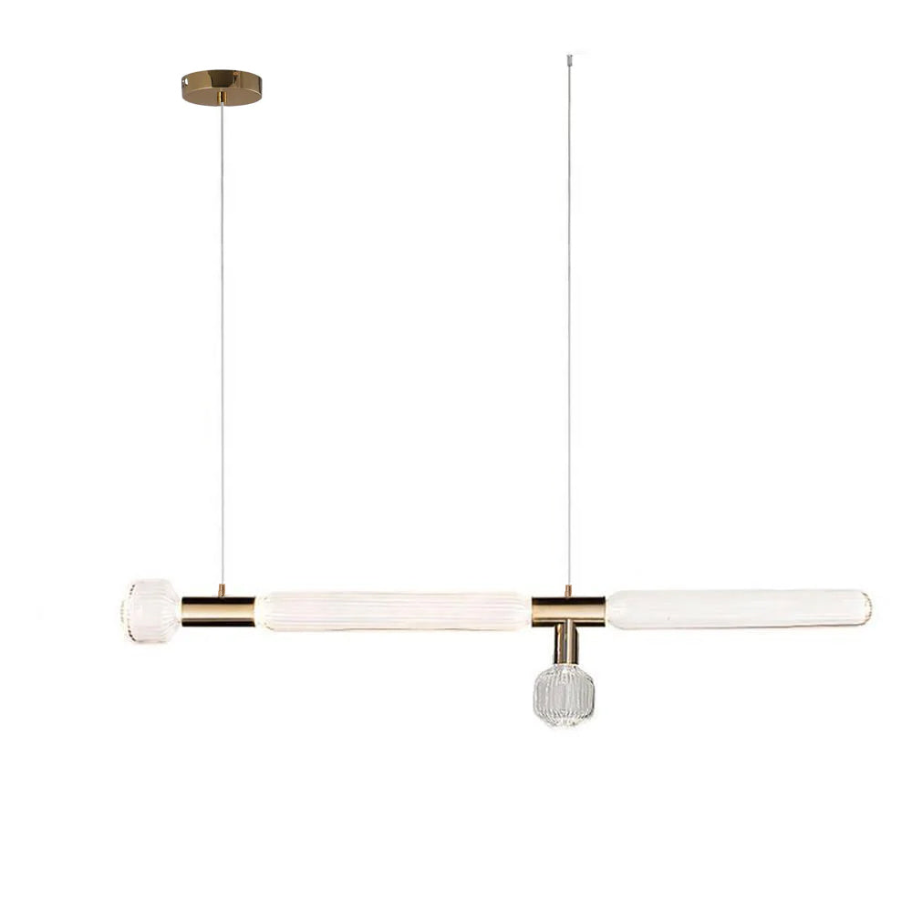 Tika lámpara colgante cristal Cylinder Cipher Contemporary
