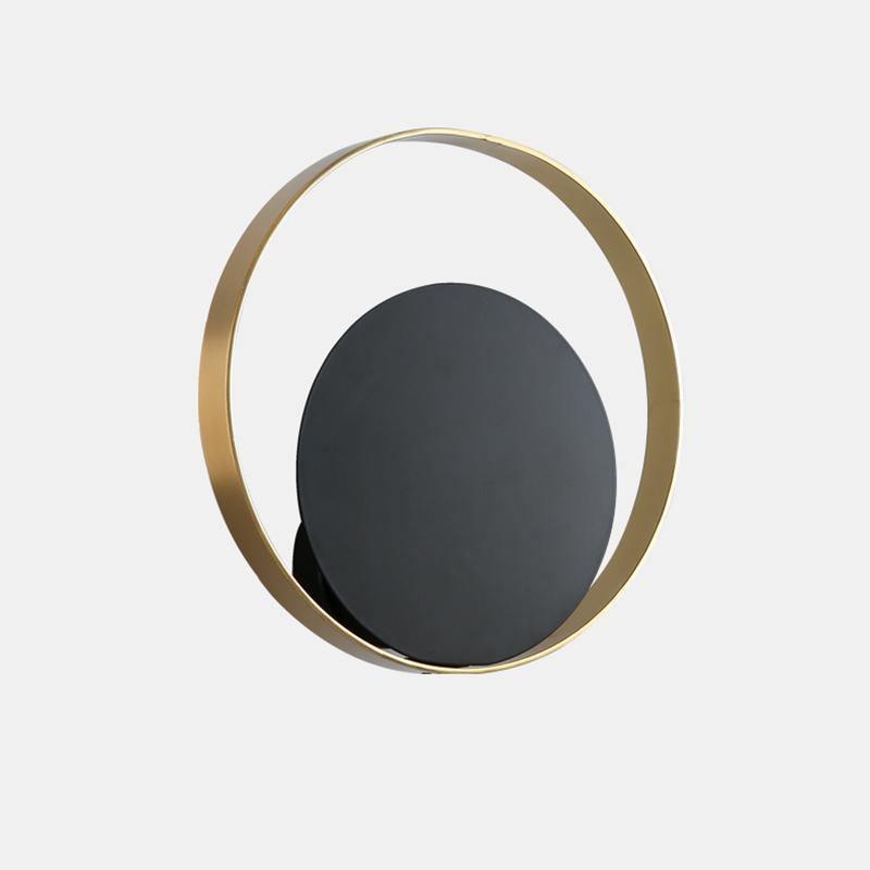 Erliren aplique de pared moderno minimalista circular