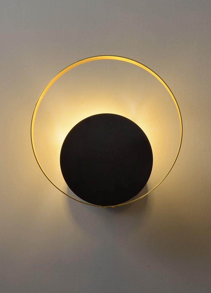 Erliren aplique de pared moderno minimalista circular