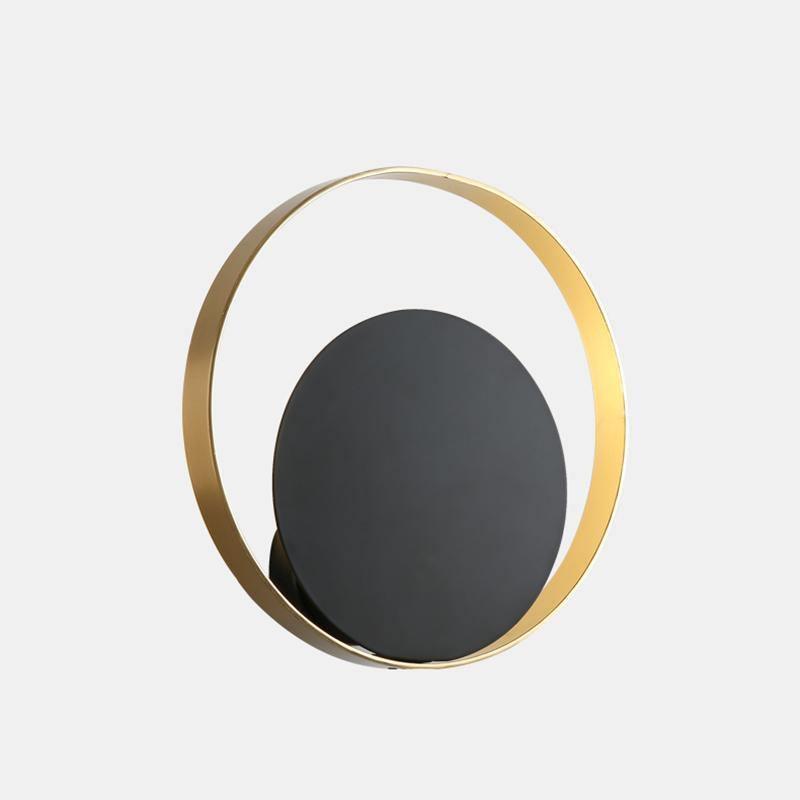 Erliren aplique de pared moderno minimalista circular