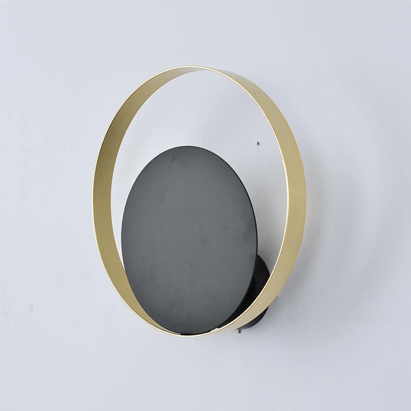 Erliren aplique de pared moderno minimalista circular