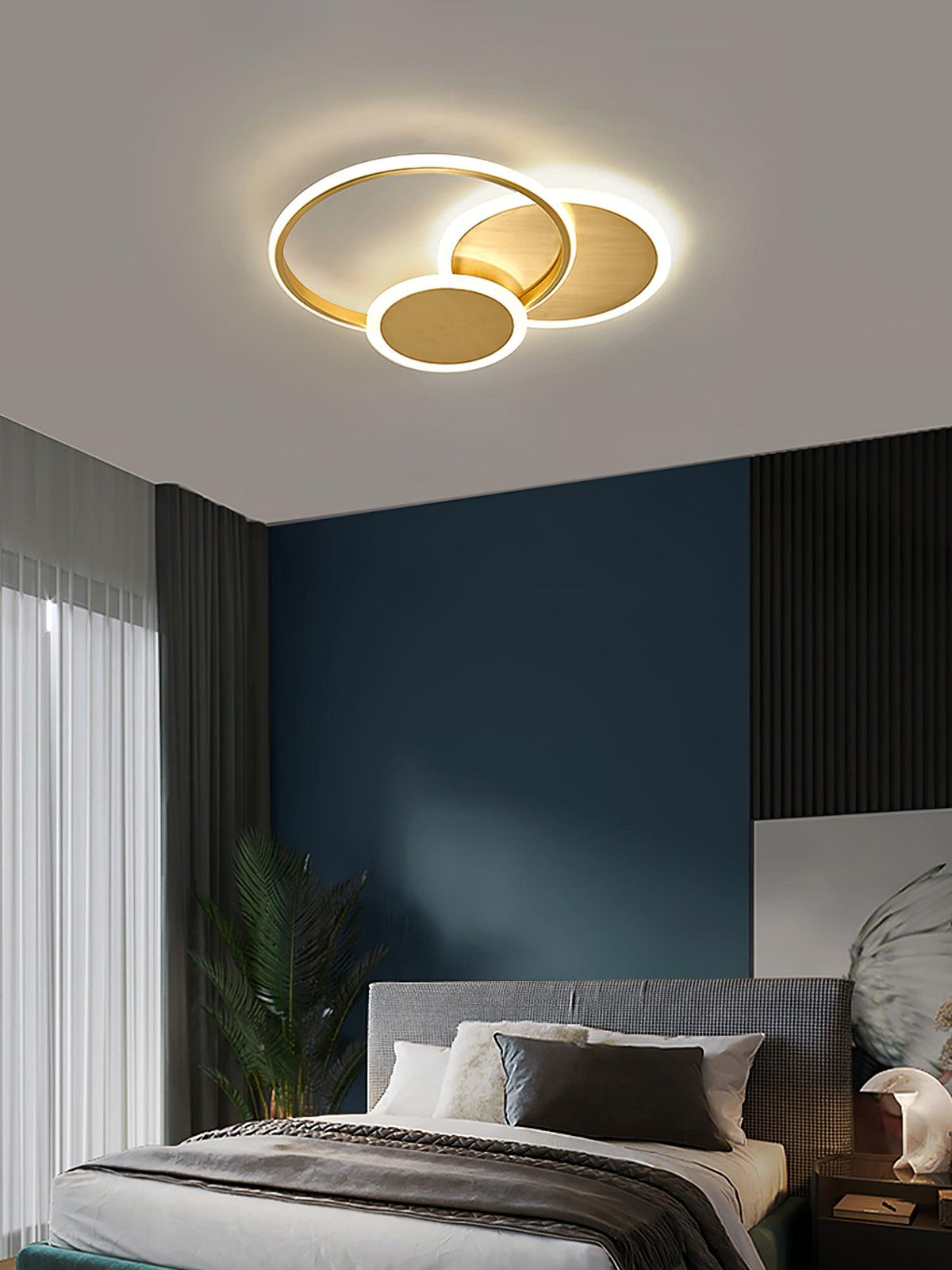Insk lámpara de techo Art Circles LED