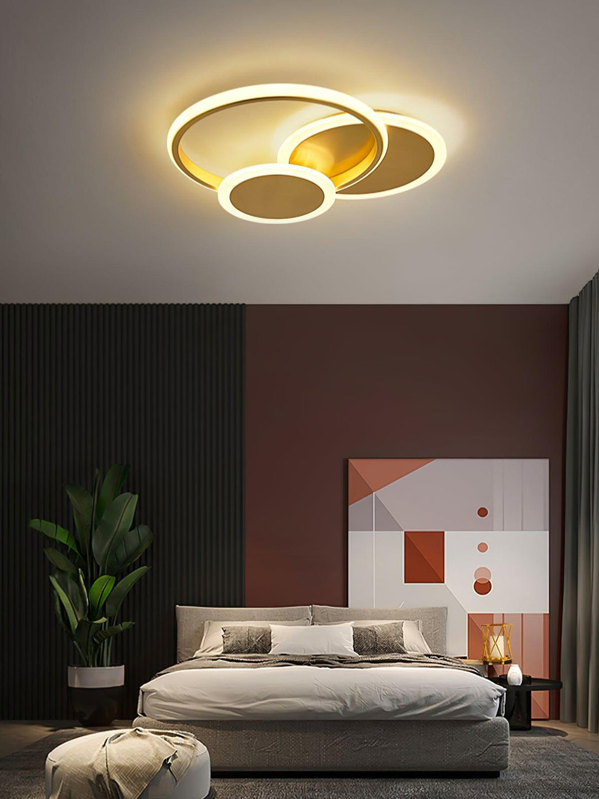 Insk lámpara de techo Art Circles LED