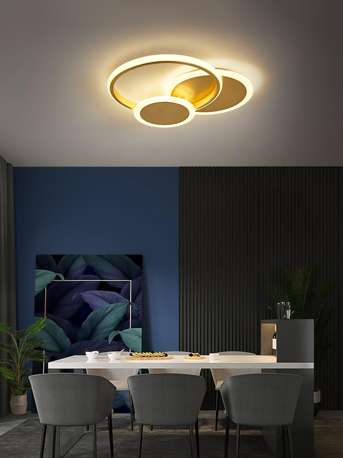 Insk lámpara de techo Art Circles LED