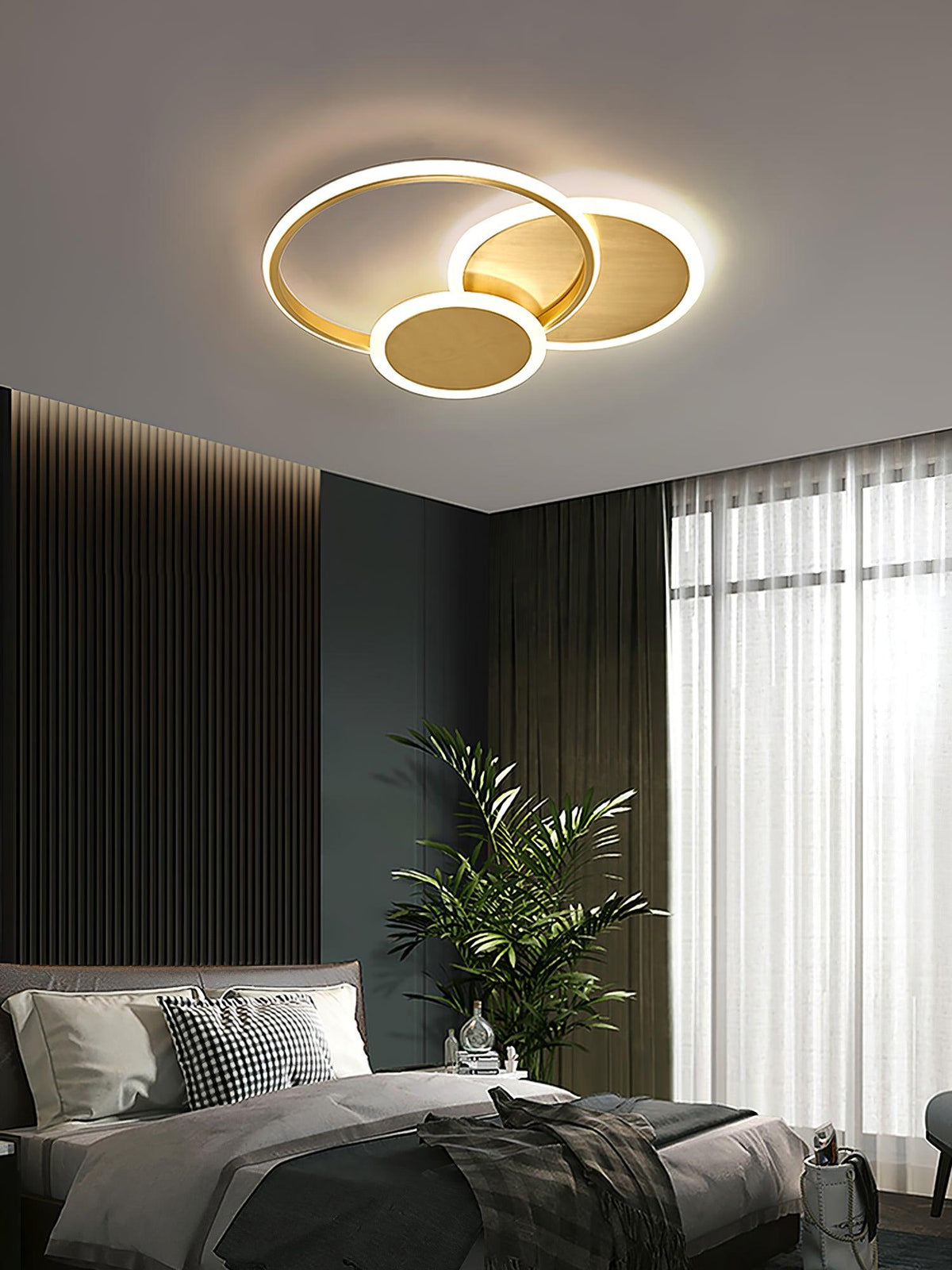 Insk lámpara de techo Art Circles LED