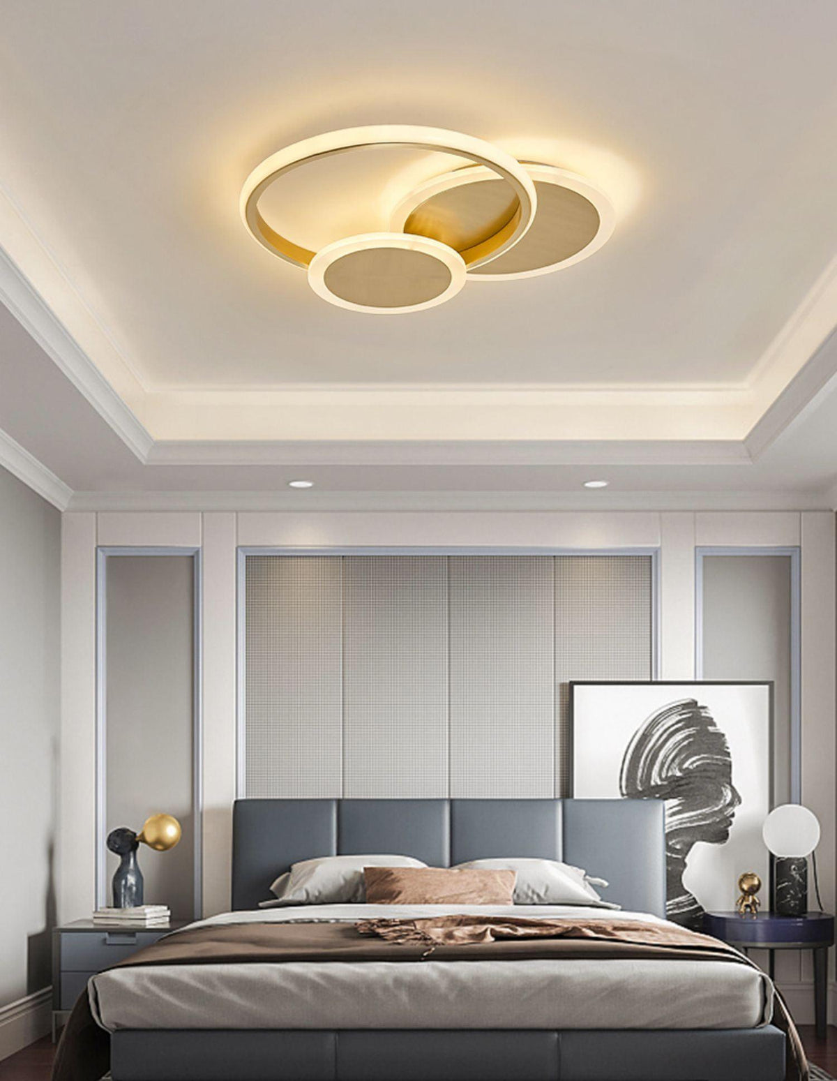 Insk lámpara de techo Art Circles LED