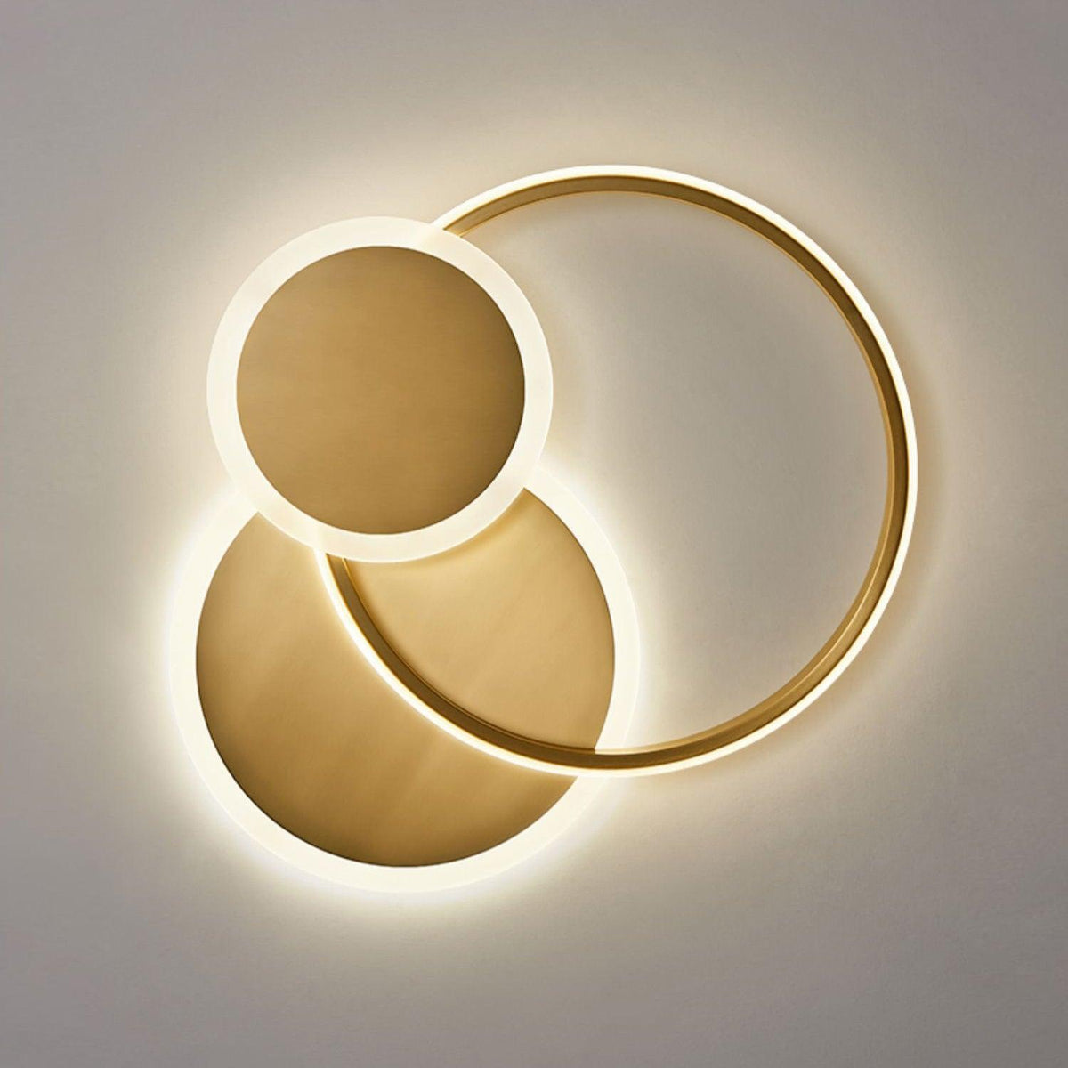 Insk lámpara de techo Art Circles LED