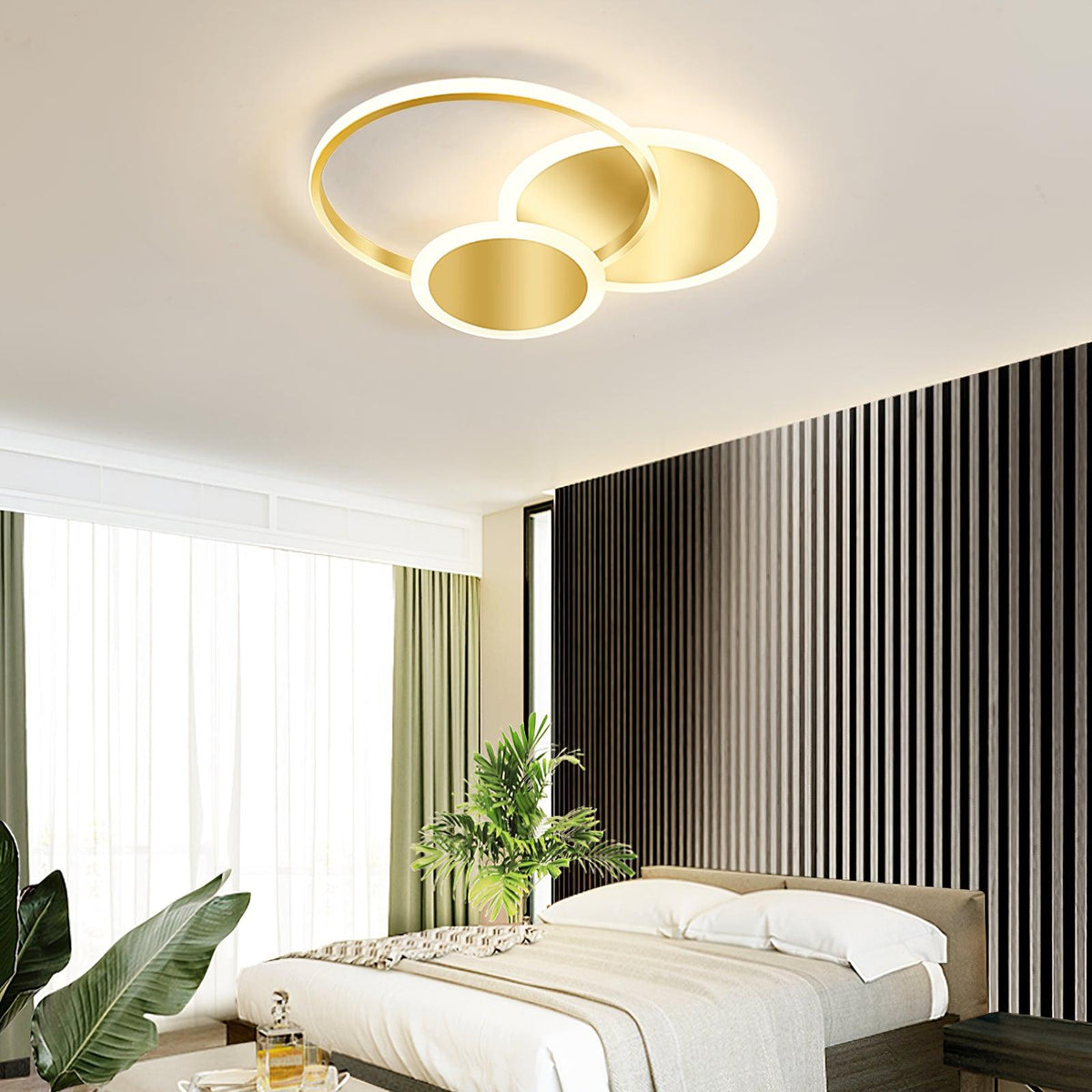 Insk lámpara de techo Art Circles LED