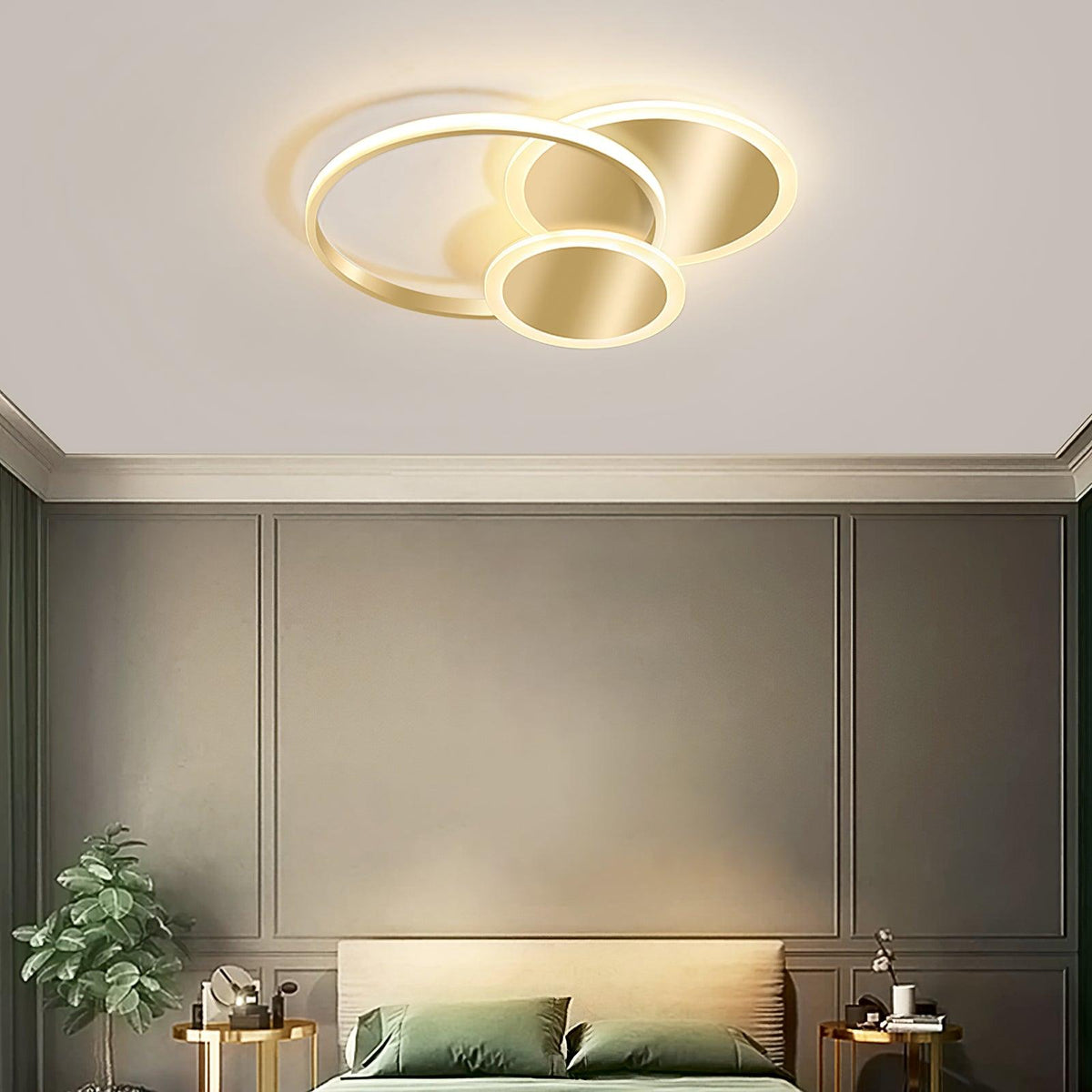 Insk lámpara de techo Art Circles LED