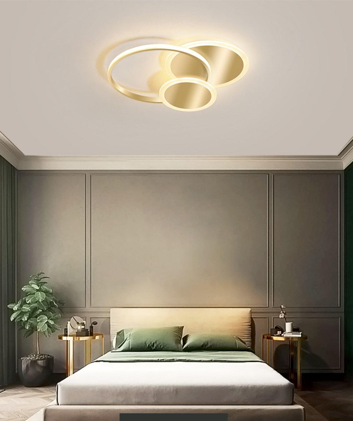 Insk lámpara de techo Art Circles LED