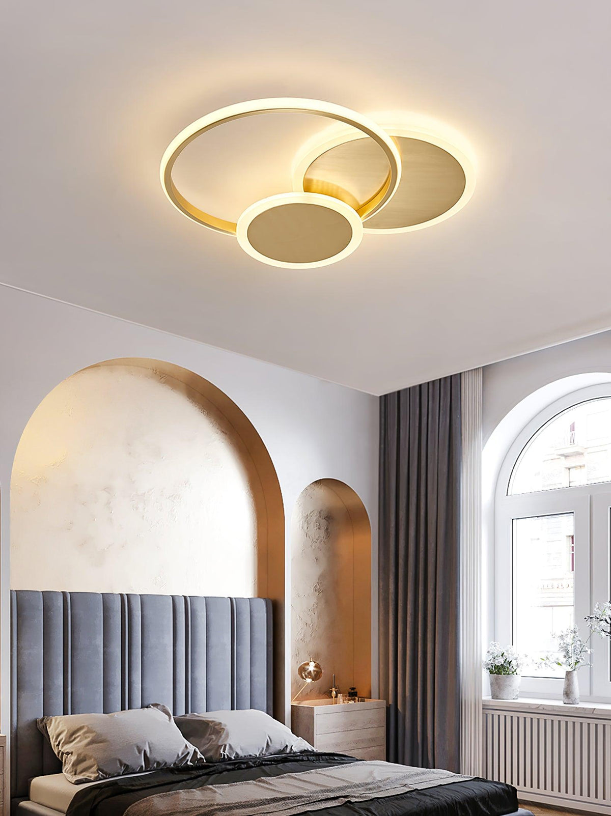 Insk lámpara de techo Art Circles LED