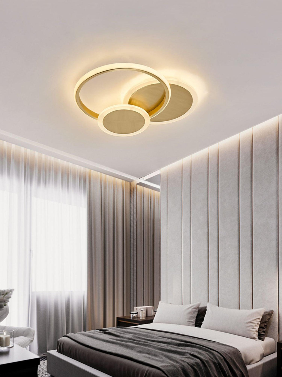 Insk lámpara de techo Art Circles LED