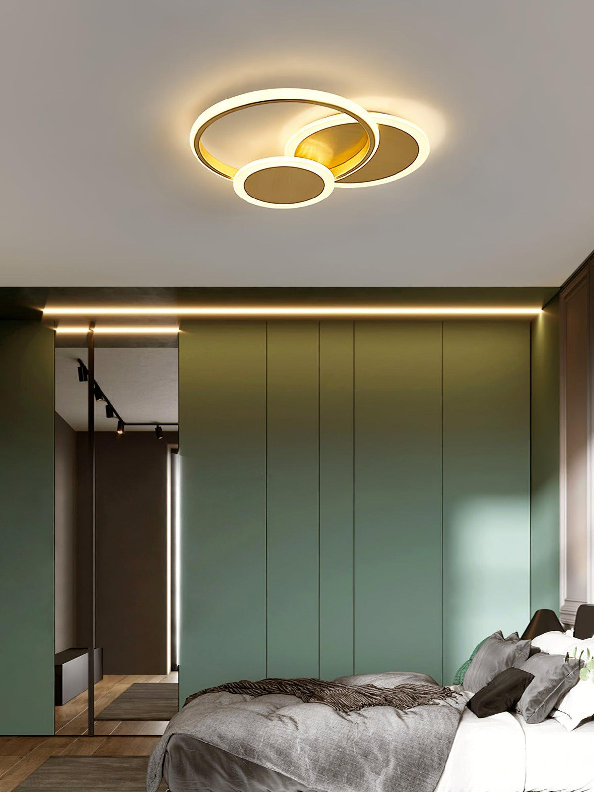 Insk lámpara de techo Art Circles LED