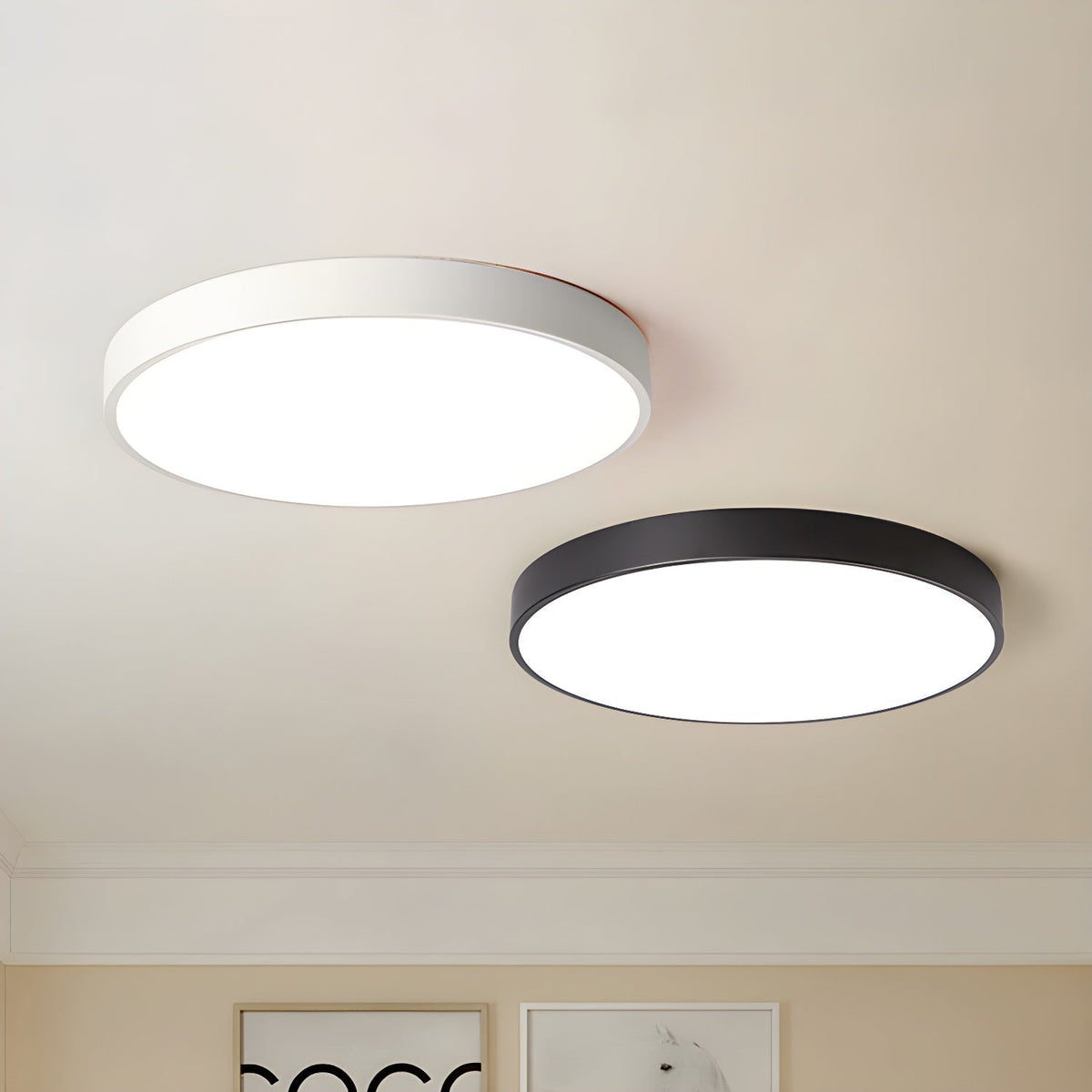 Izoriel lámpara de techo moderna minimalista circular delgada