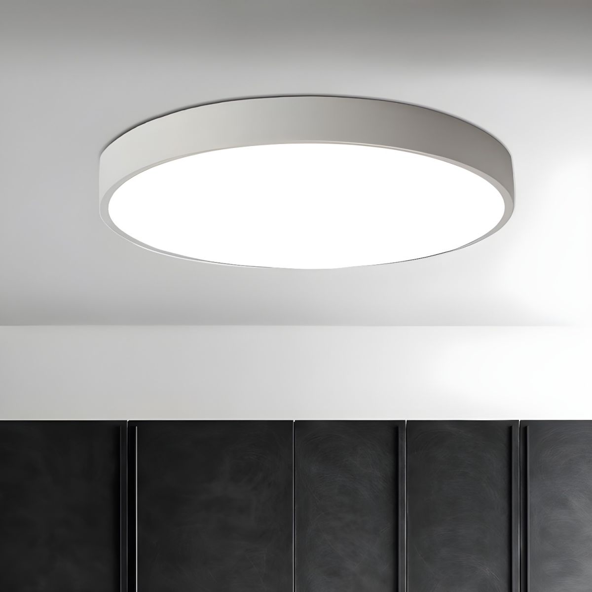 Izoriel lámpara de techo moderna minimalista circular delgada