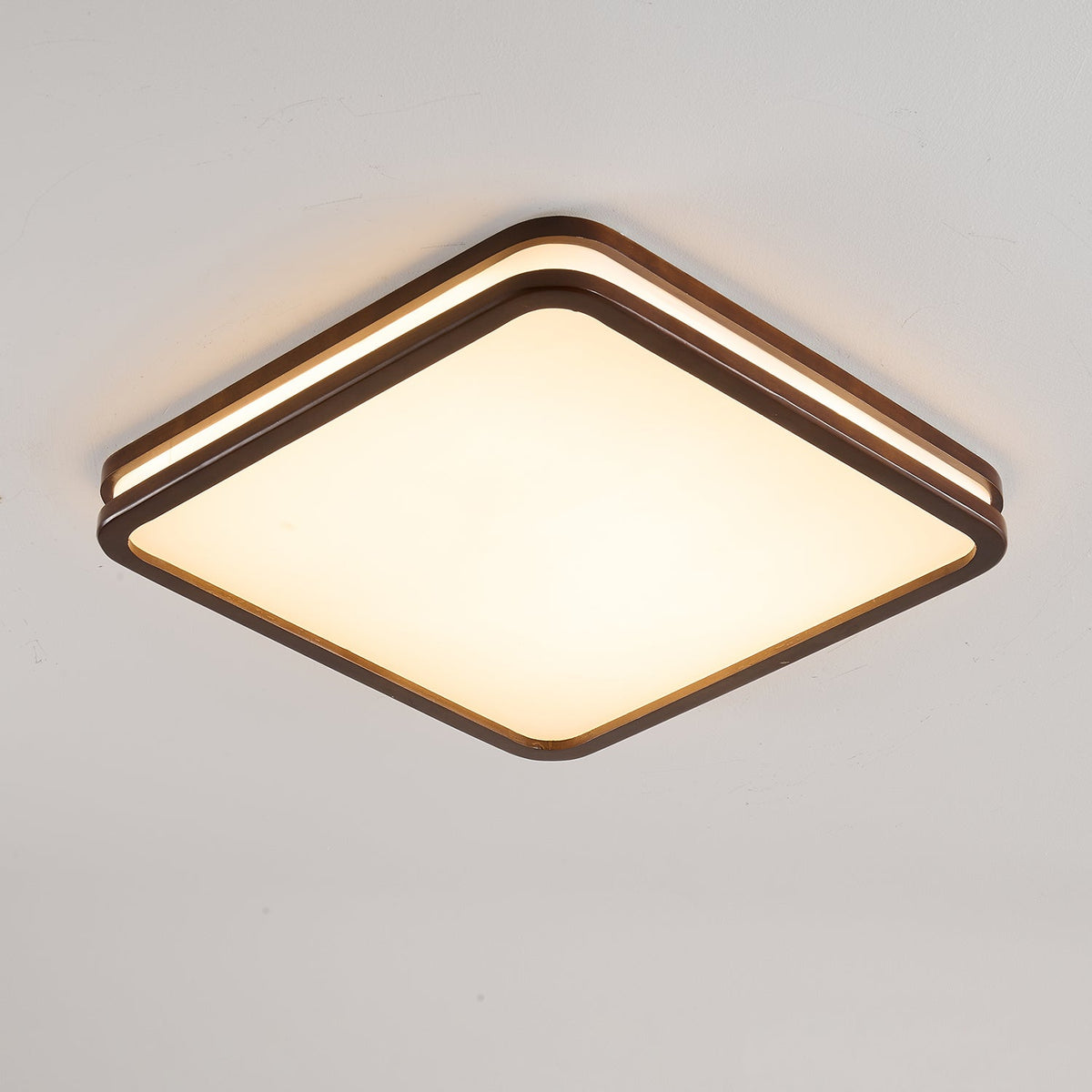 Nysilos lámpara de techo moderna minimalista de madera