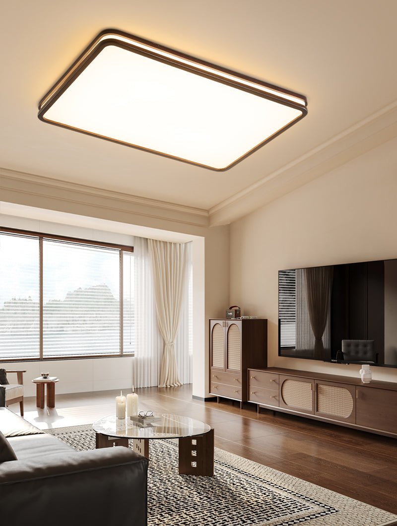 Nysilos lámpara de techo moderna minimalista de madera