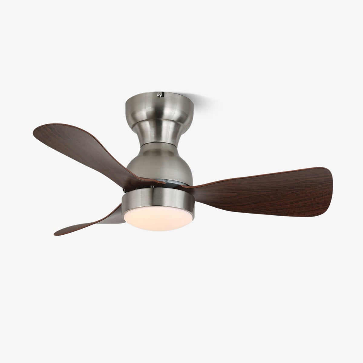 Aurdorus ventilador de techo con luz moderno de madera