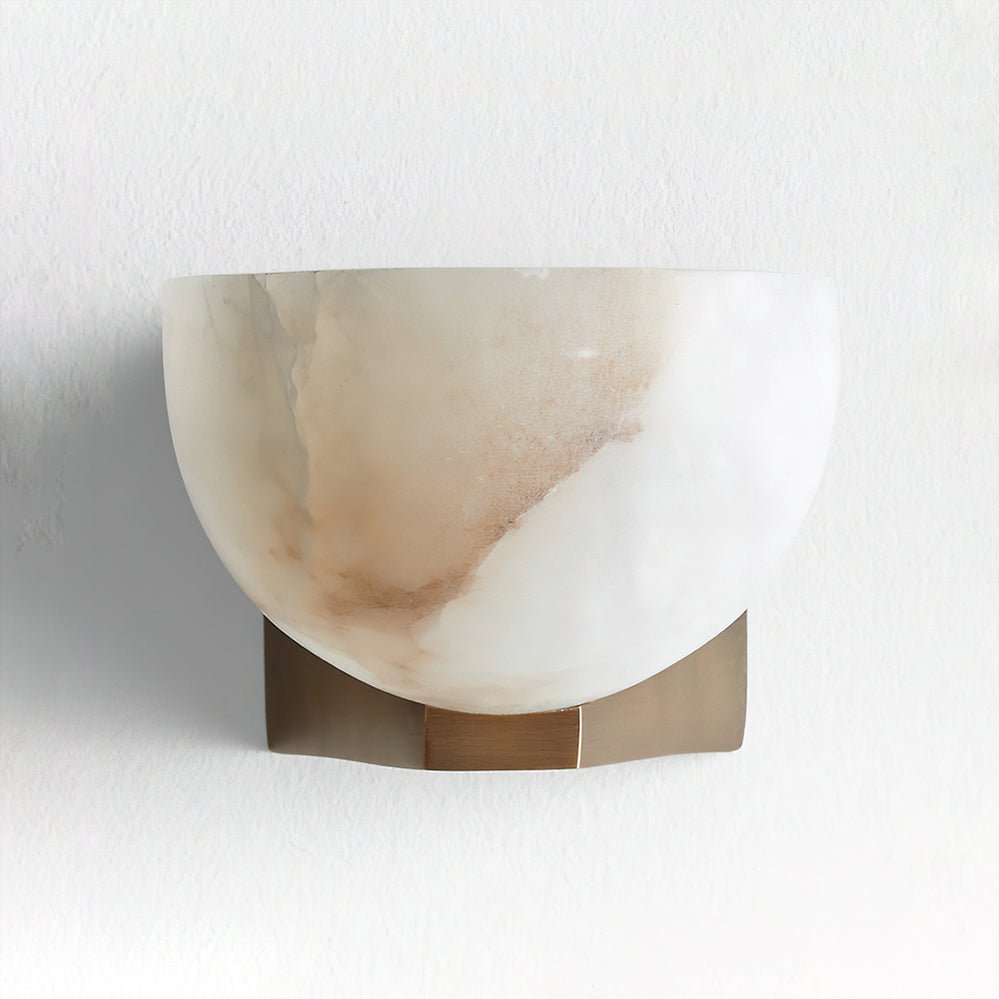 Corvina aplique de pared Bowl alabastro
