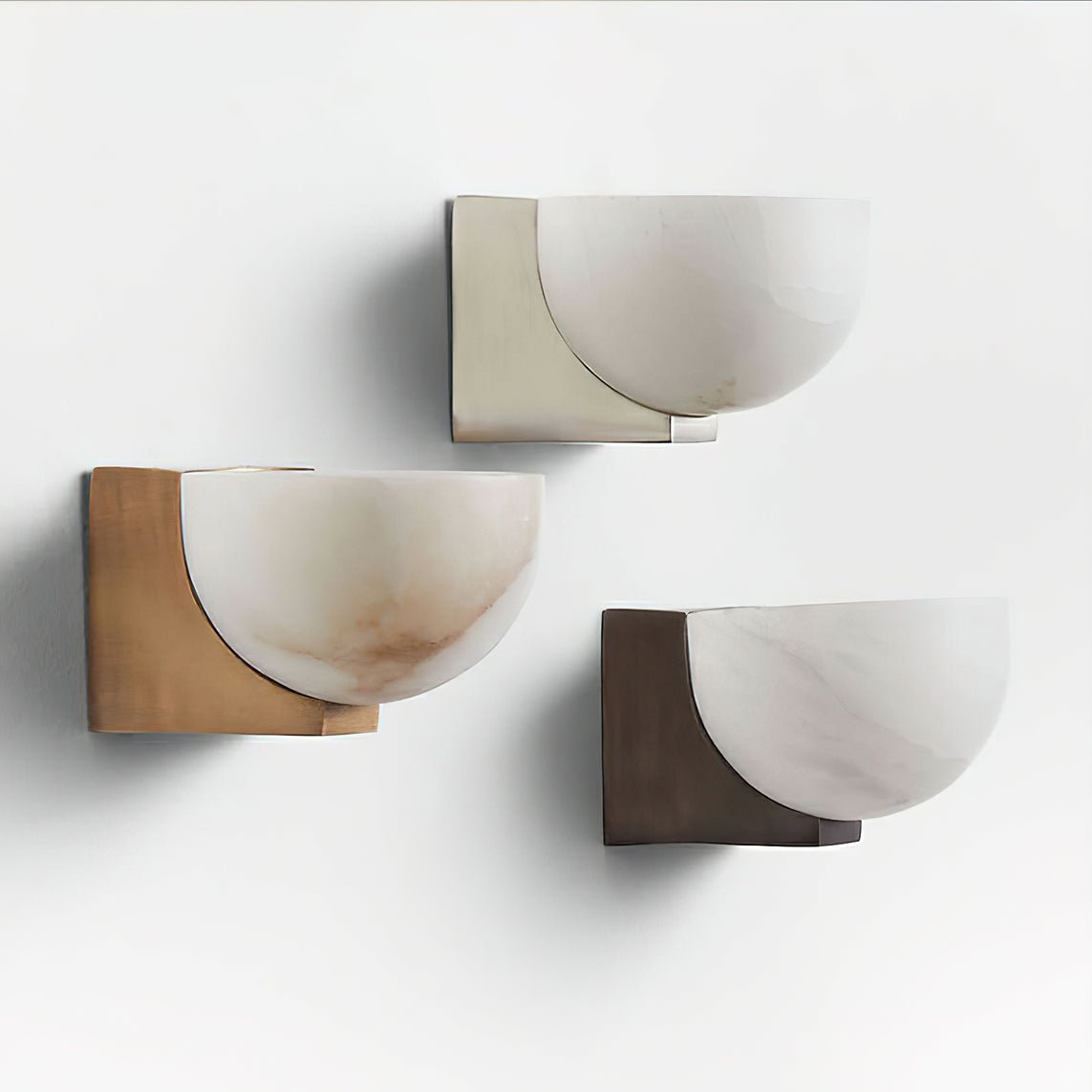 Corvina aplique de pared Bowl alabastro