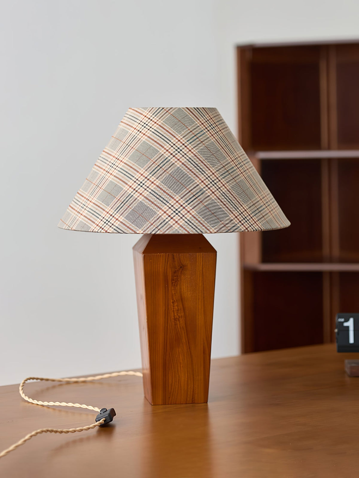 Wokel lámpara de mesa minimalista de madera