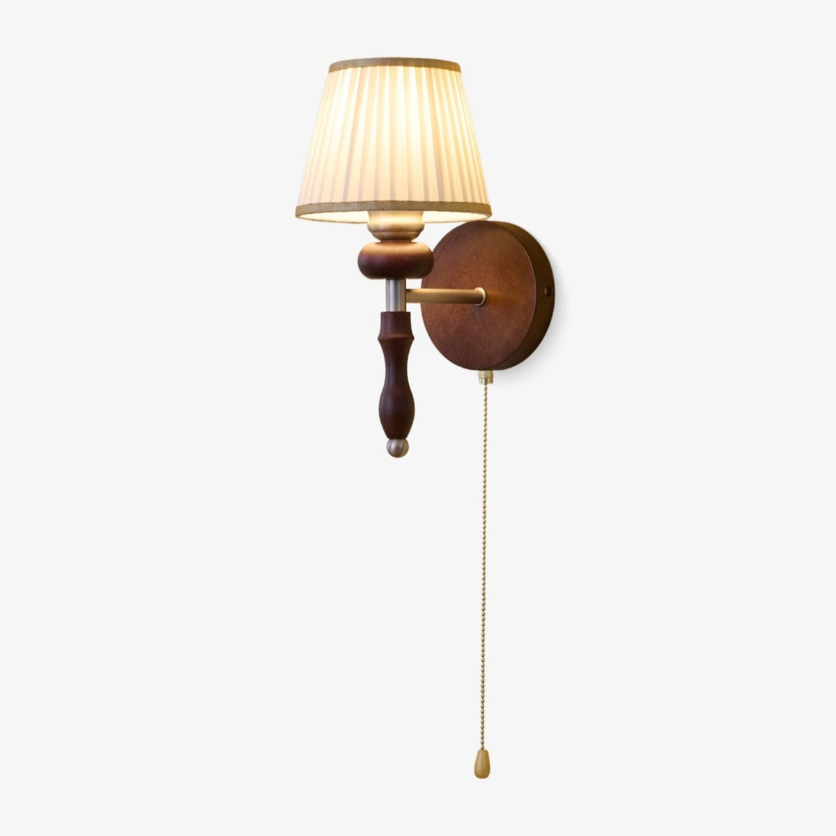 Eshae Aplique de pared Tela Madera Premium Nórdico Arte