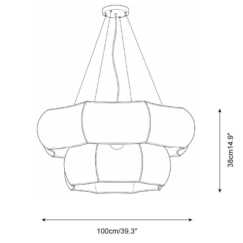 Rivaeon lámpara de araña