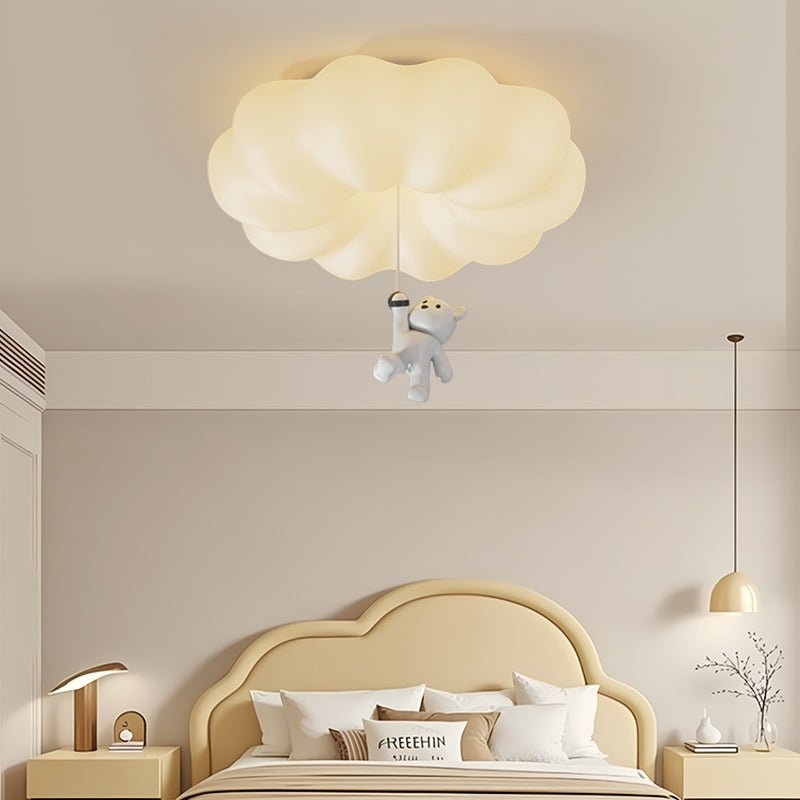 Civarion lámpara de techo de estilo clásico nube Bear de resina