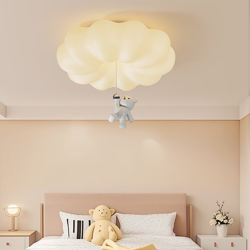 Civarion lámpara de techo de estilo clásico nube Bear de resina