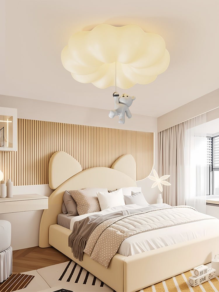 Civarion lámpara de techo de estilo clásico nube Bear de resina