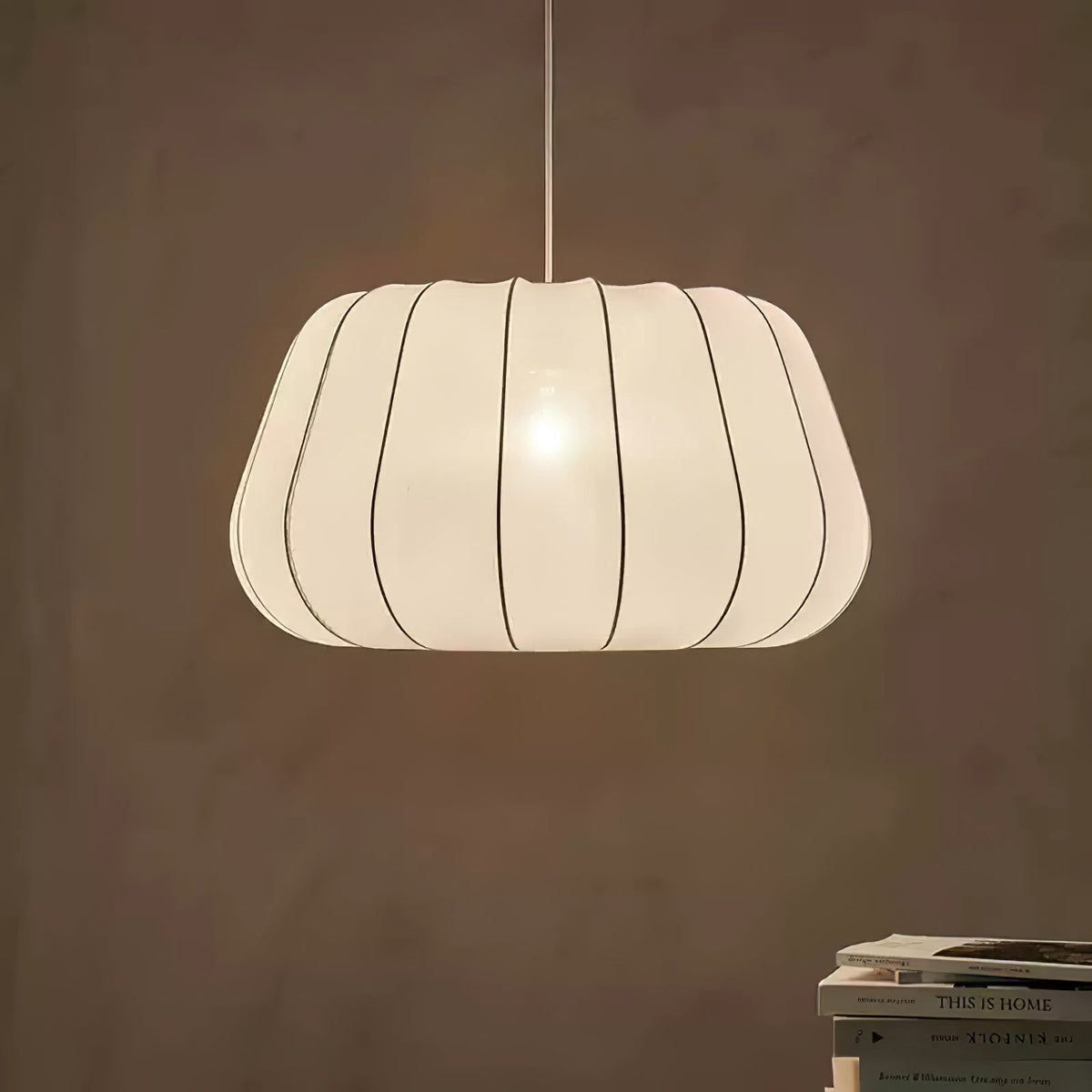Zenell lámpara colgante elegancia nube de tejido