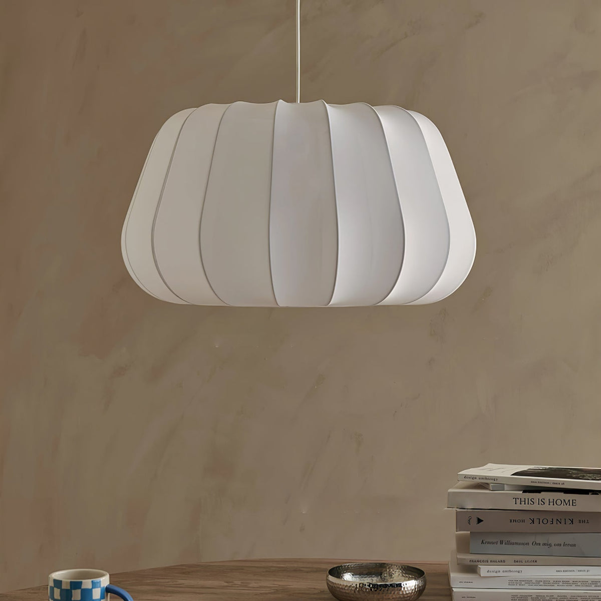 Zenell lámpara colgante elegancia nube de tejido