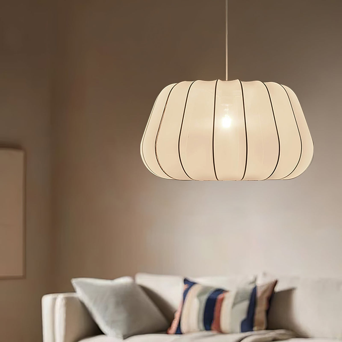 Zenell lámpara colgante elegancia nube de tejido