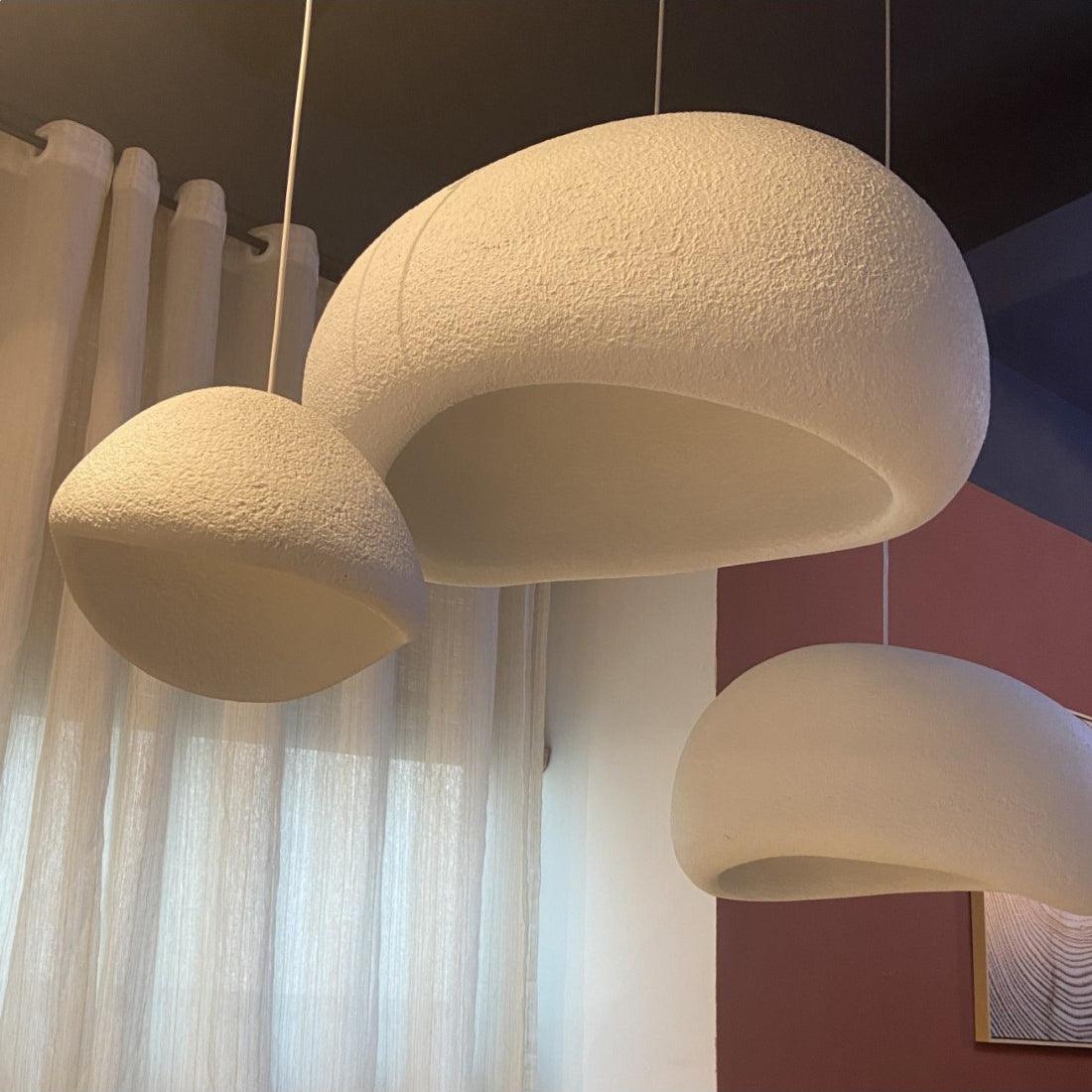 Selineria lámpara colgante nube Swag Wabi-Sabi