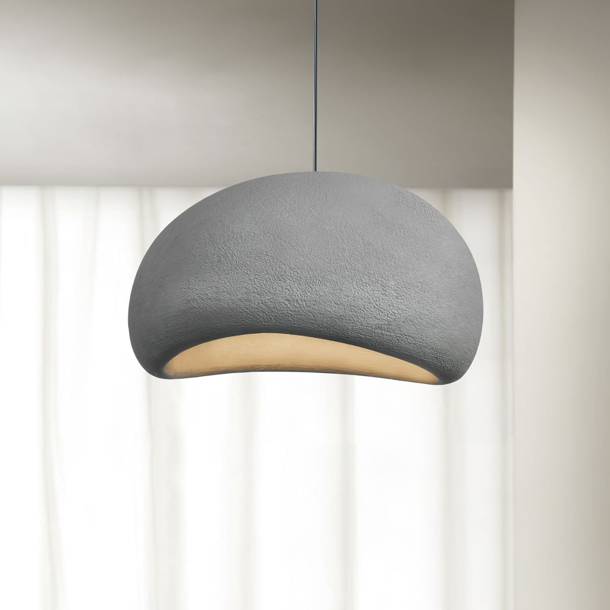 Selineria lámpara colgante nube Swag Wabi-Sabi