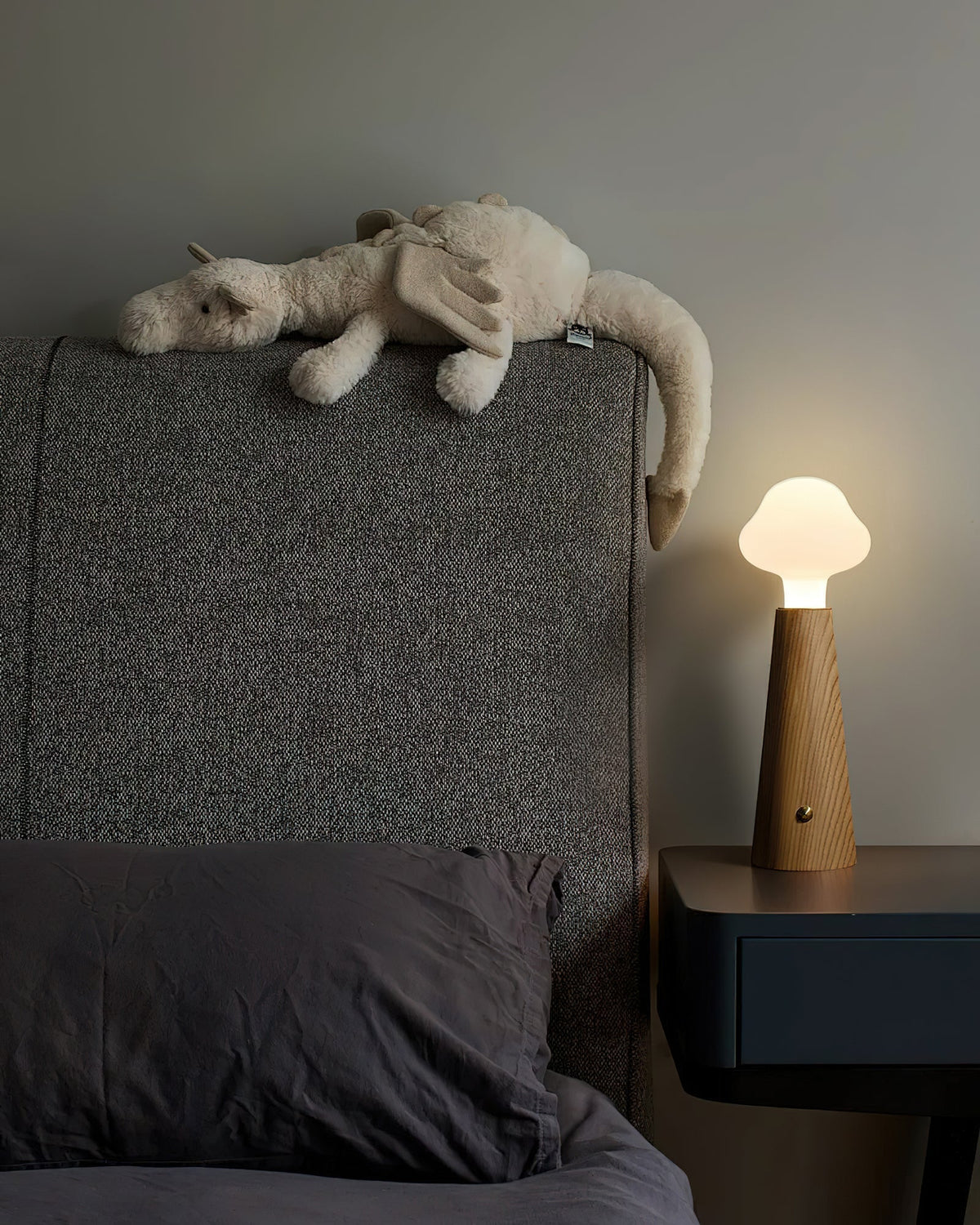 Mushio lámpara de mesa de madera