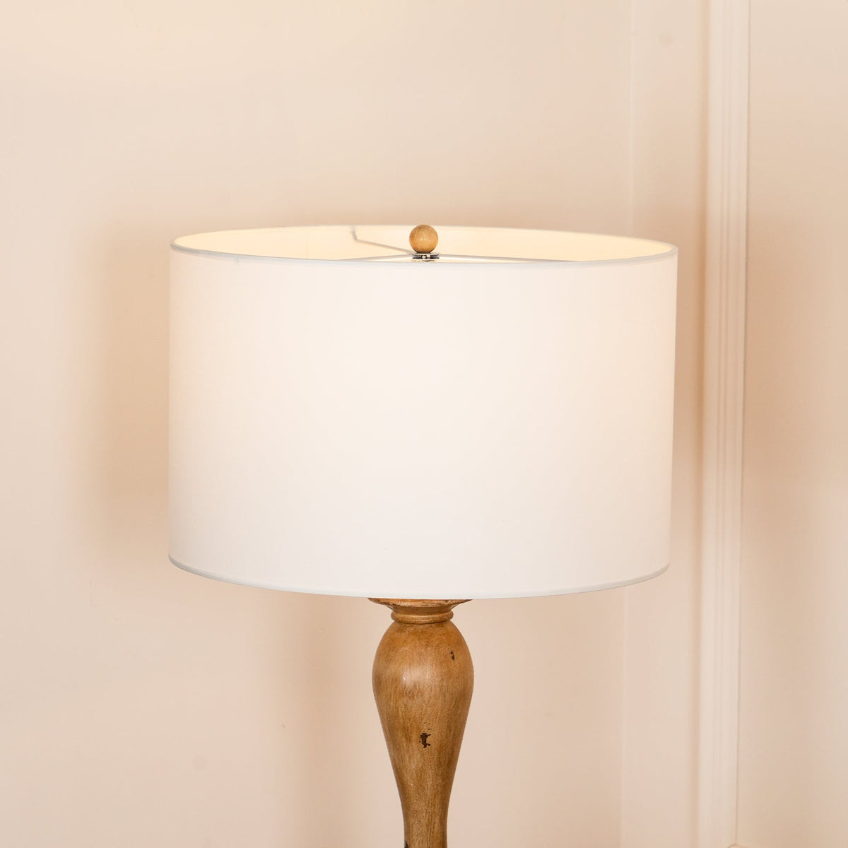 Coastal lámpara de pie con efecto madera