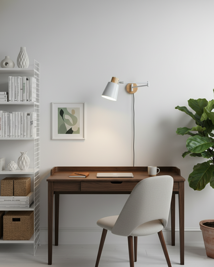 Reneraya aplique de pared regulable con enchufe enchufable