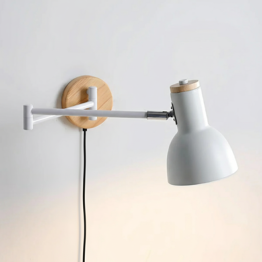 Reneraya aplique de pared regulable con enchufe enchufable