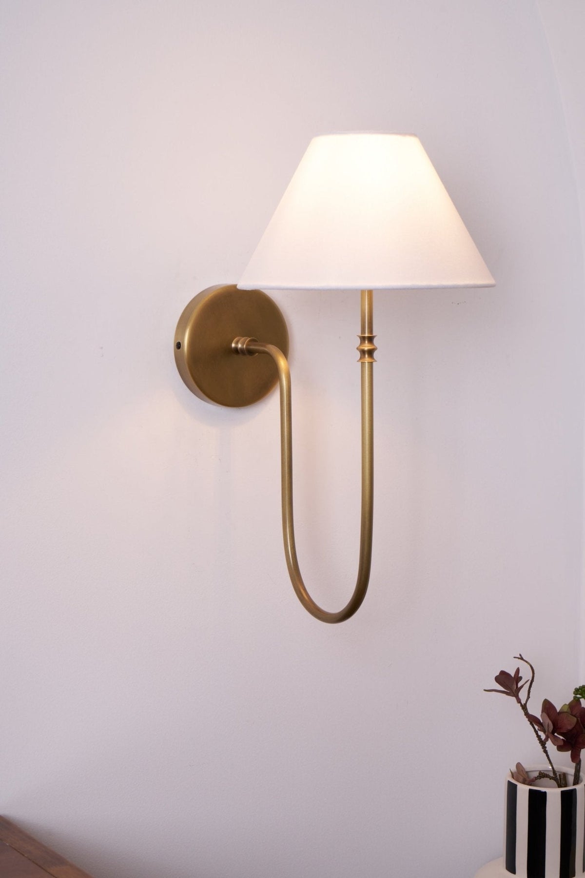 Devenq aplique de pared vintage industrial de tejido