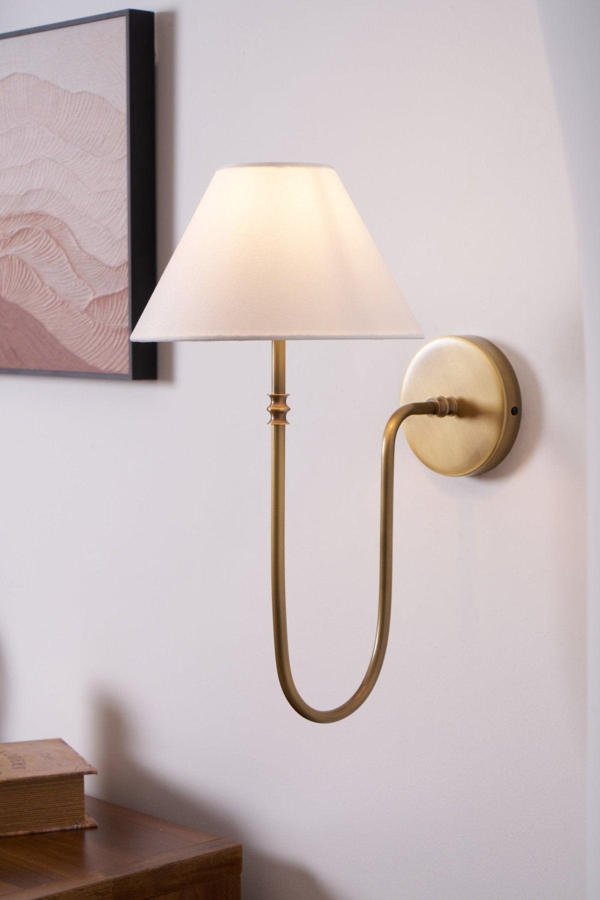 Devenq aplique de pared vintage industrial de tejido