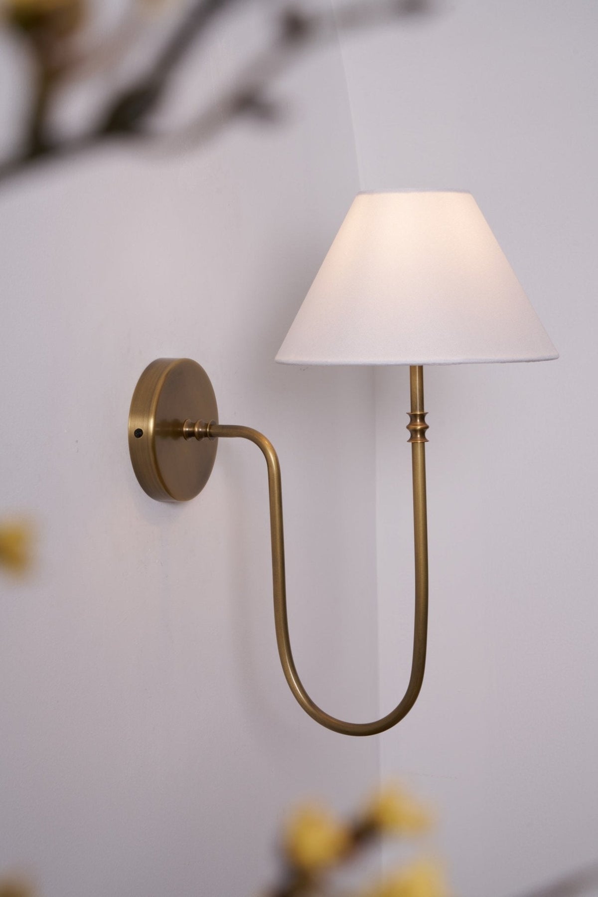 Devenq aplique de pared vintage industrial de tejido